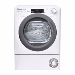 Candy CSOEH10A2TREX-47, Pose libre, Charge avant, Pompe à chaleur, Blanc, Boutons, Rotatif, Gauche