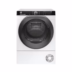 Hoover H-DRY 500 NDPEH9A2TCBEXMSS, Pose libre, Charge avant, Pompe à chaleur, Blanc, Boutons, Rotatif, Gauche