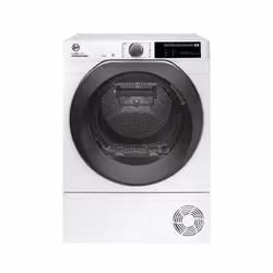 Hoover H-DRY 500 NDEH11A2TCBEXS-S, Pose libre, Charge avant, Pompe à chaleur, Blanc, Boutons, Rotatif, Gauche