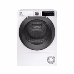 Hoover H-DRY 500 NDE H9A2TSBEXS-S, Pose libre, Charge avant, Pompe à chaleur, Blanc, Boutons, Rotatif, Gauche