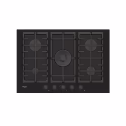 Haier Series 2 HAVG75S2B, Noir, Intégré, 74.5 cm, Gaz, Verre trempé, 5 zone(s)