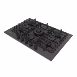 Haier Series 2 HAVG75S2B Noir Intégré 74.5 cm Gaz 5 zone(s)