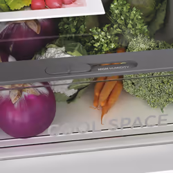 Hoover H-FRIDGE 500 LITE HOCE3T618ES réfrigérateur-congélateur Pose libre 341 L E Argent - Vue supplémentaire 12