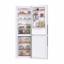 Hoover H-FRIDGE 500 LITE HOCE3T618ES réfrigérateur-congélateur Pose libre 341 L E Argent