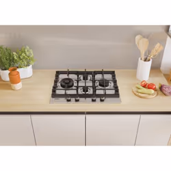 Rosieres RHG6D5WC5X Acier inoxydable Intégré 59.5 cm Gaz 4 zone(s)