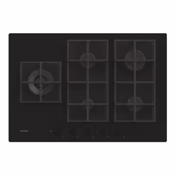 Rosieres RVG7WL4WC5B, Noir, Intégré, 74.5 cm, Gaz, Verre trempé, 5 zone(s)