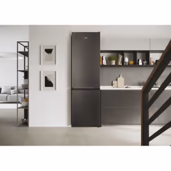 Haier 2D 60 Serie 1 HDW1620DNPD réfrigérateur-congélateur Pose libre 377 L D Noir