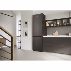 Haier 2D 60 Serie 1 HDW1620DNPD réfrigérateur-congélateur Pose libre 377 L D Noir