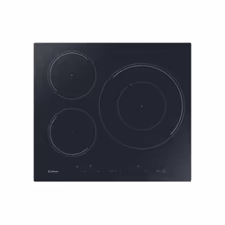 Candy Moderna CIDD633C, Noir, Intégré, 59 cm, Plaque sans zone à induction, Verre-céramique, 3 zone(s)