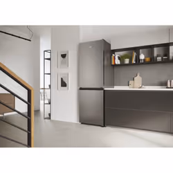 Haier 2D 60 Serie 1 H1DWDNPK186 réfrigérateur-congélateur Pose libre 341 L D Argent - Vue supplémentaire 12