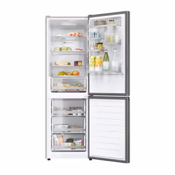 Haier 2D 60 Serie 1 H1DWDNPK186 réfrigérateur-congélateur Pose libre 341 L D Argent - Vue supplémentaire 14