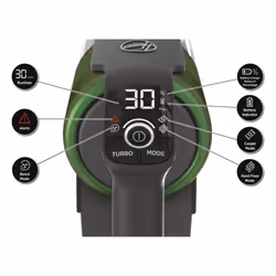 Hoover HF920P 011 Batterie Sec EPA Sans sac 0,7 L 350 W Métallique, Vert 4 Ah - Vue supplémentaire 18