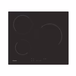 Candy CH63CC/4U2, Noir, Intégré, 59 cm, Céramique, Verre-céramique, 3 zone(s)