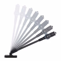 Hoover HF401P 011 Aspirateur balai Batterie Sec Cyclonique, EPA Sans sac 0,7 L 190 W Noir, Argent 2,5 Ah - Vue supplémentaire 43