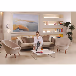 Hoover HF401P 011 Aspirateur balai Batterie Sec Cyclonique, EPA Sans sac 0,7 L 190 W Noir, Argent 2,5 Ah - Vue supplémentaire 6