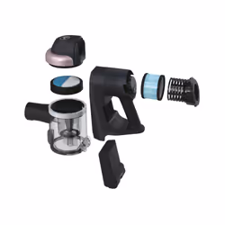Hoover HF401H 011 aspirateur de table Noir, Argent Sans sac - Vue supplémentaire 4