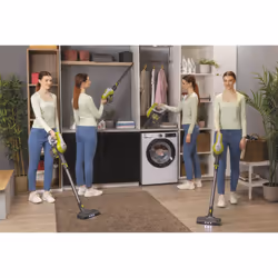Hoover HF1 HF110H 011 Aspirateur balai Batterie Sec Tissu Sans sac 0,9 L 170 W Gris, Citron vert - Vue supplémentaire 12