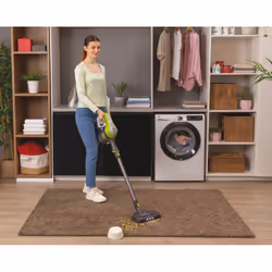 Hoover HF1 HF110H 011 Aspirateur balai Batterie Sec Tissu Sans sac 0,9 L 170 W Gris, Citron vert - Vue supplémentaire 19