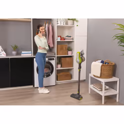 Hoover HF1 HF110H 011 Aspirateur balai Batterie Sec Tissu Sans sac 0,9 L 170 W Gris, Citron vert - Vue supplémentaire 31