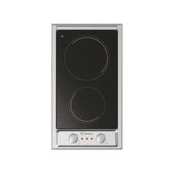 Candy CH32XK Plaque de cuisson Timeless Vitrocéramique, 2 zones, Noir, Vetroceramic