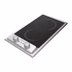 Candy CH32XK Plaque de cuisson Timeless Vitrocéramique, 2 zones, Noir, Vetroceramic