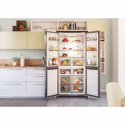 Candy CFQQ5T817EPS Réfrigérateur Multiportes 467 L Argent Classe E - Vue supplémentaire 12