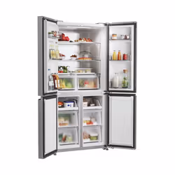 Réfrigérateur multi-portes CANDY CFQQ5T817EPS - 400L - No Frost - Classe E - Silver