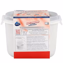 Care + Protect CMRCC8001 boîte hermétique alimentaire Rond contenant 2,7 L Transparent, Blanc 1 pièce(s)