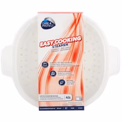 Care + Protect CMVDS8003 boîte hermétique alimentaire Ovale contenant 4 L Transparent, Blanc 1 pièce(s)