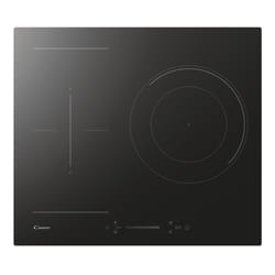Candy Moderna CTP634SCBB Plaque de cuisson Induction, 3 zones, Noir, Vetroceramic, L x P x A (mm): 590x520x58