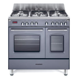 Rosieres RGM95D2SG Cuisinière A Gaz Argent