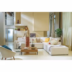 Hoover HW500 011 Aspirateur traineau Batterie Sec&humide Sans sac 150 W Gris, Blanc 4 Ah - Vue supplémentaire 26