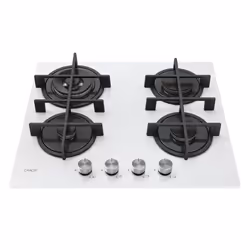 Candy Moderna CVG6BR4WTW Blanc Intégré 60 cm Gaz 4 zone(s)