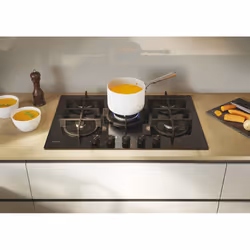Candy CVG74WTB Noir Intégré 75 cm Gaz 5 zone(s) - Vue supplémentaire 5