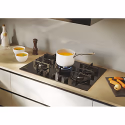 Candy CVG74WTB Noir Intégré 75 cm Gaz 5 zone(s) - Vue supplémentaire 6