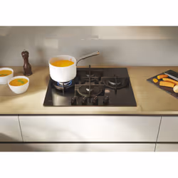 Candy Moderna CVG6DTB Noir Intégré 59.5 cm Gaz 4 zone(s) - Vue supplémentaire 5
