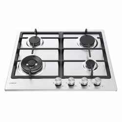 Candy Moderna CHG6BF4WTX Acier inoxydable Intégré 60 cm Gaz 4 zone(s) - Vue supplémentaire 2
