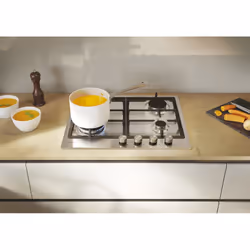 Candy Moderna CHG6BF4WTX Acier inoxydable Intégré 60 cm Gaz 4 zone(s) - Vue supplémentaire 5