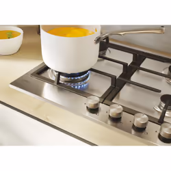 Candy Moderna CHG6BF4WTX Acier inoxydable Intégré 60 cm Gaz 4 zone(s) - Vue supplémentaire 7