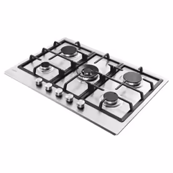 Candy Moderna CHG74WTX Acier inoxydable Intégré 74.5 cm Gaz 5 zone(s) - Vue supplémentaire 3