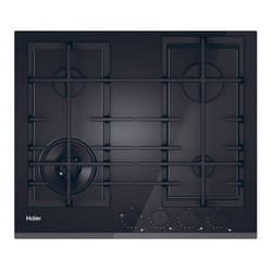 Haier Series 4 HAVG6BF4TB-PB Plaque de cuisson gaz 4 zones 60 cm encastrable Noir