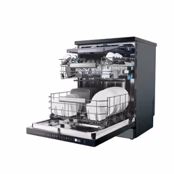Haier XF 4A4M4PB Lave-vaisselle pose libre 60 cm 14 couverts classe A 44 dB Noir - Vue supplémentaire 4