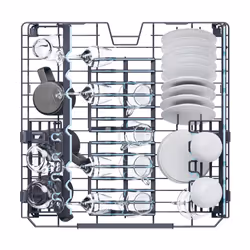 Haier XF 4A4M4PB Lave-vaisselle pose libre 60 cm 14 couverts classe A 44 dB Noir - Vue supplémentaire 8