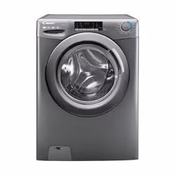 Candy Smart Inverter CSWS496TWMRRE/FR, Charge avant, Pose libre, Anthracite, Gauche, Anthracite, Tactile