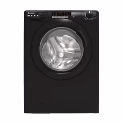 Candy Smart Inverter CSWS496TWMBBE/FR, Charge avant, Pose libre, Noir, Gauche, Noir, Tactile