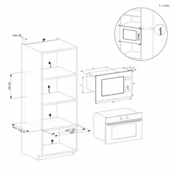 Rosieres 38900834 micro-onde - Vue supplémentaire 4