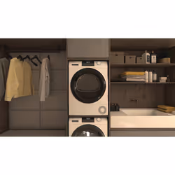 Haier HD80-E929E-S sèche-linge Pose libre Charge avant 8 kg Blanc - Vue supplémentaire 5