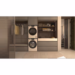 Haier HD80-E929E-S sèche-linge Pose libre Charge avant 8 kg Blanc - Vue supplémentaire 7
