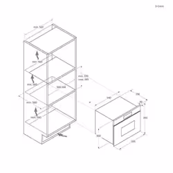 Rosieres 38900854 micro-onde - Vue supplémentaire 7