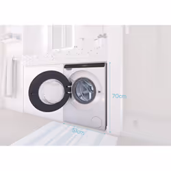Candy CW50-BP12307WU-S Lave-linge Frontal 5 kg 1200 tr/min Blanc - Vue supplémentaire 5